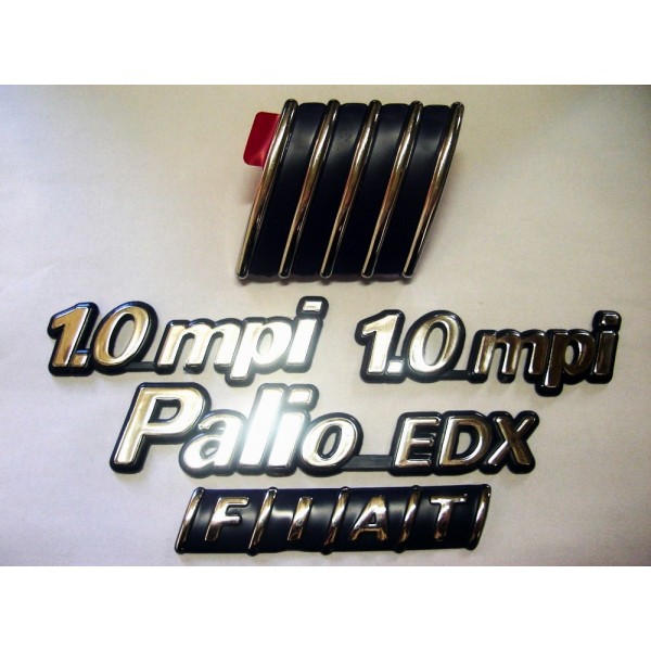 Kit Emblemas Palio EDX 1.0 96 a 99